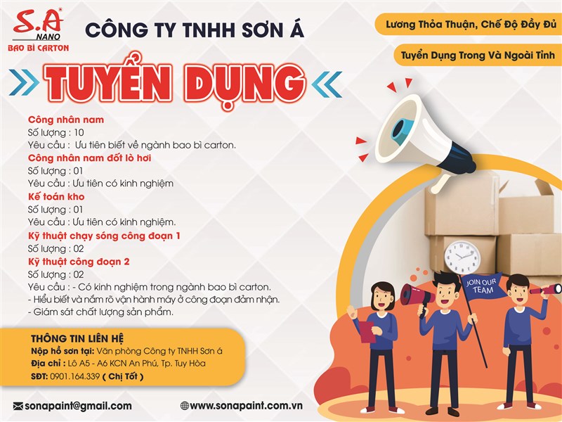 TUYỂN DỤNG THÁNG 1/2024